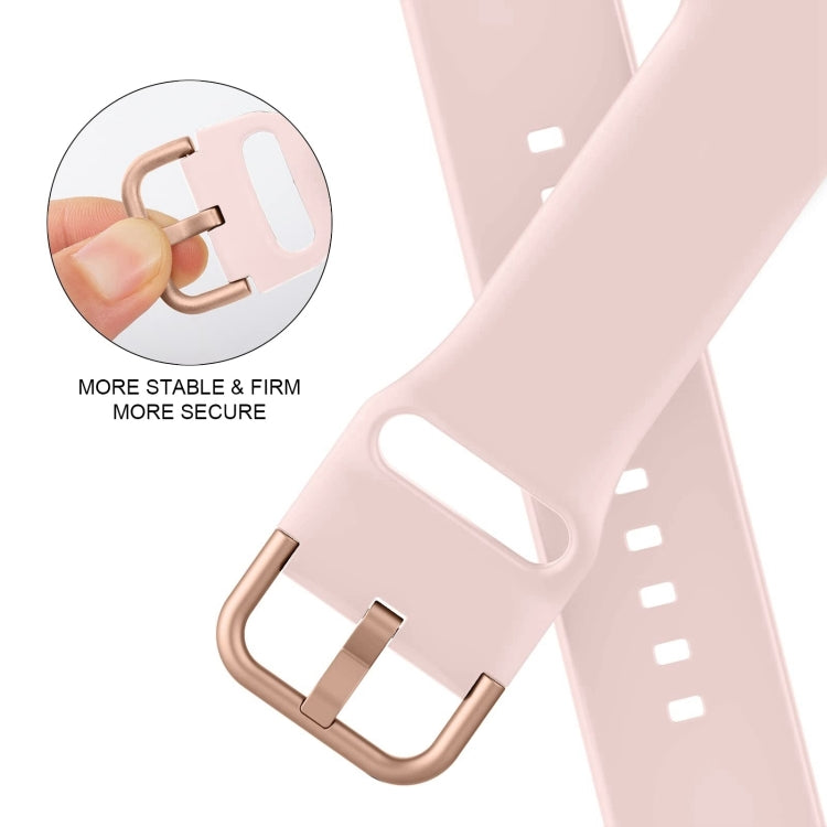 For Apple Watch Series 10 46mm Pin Buckle Silicone Watch Band