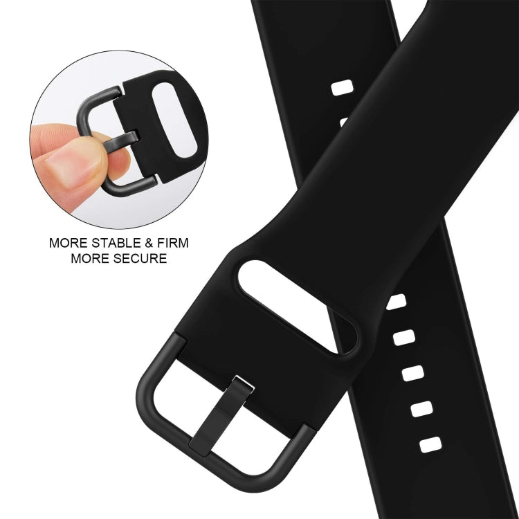 For Apple Watch Series 10 46mm Pin Buckle Silicone Watch Band