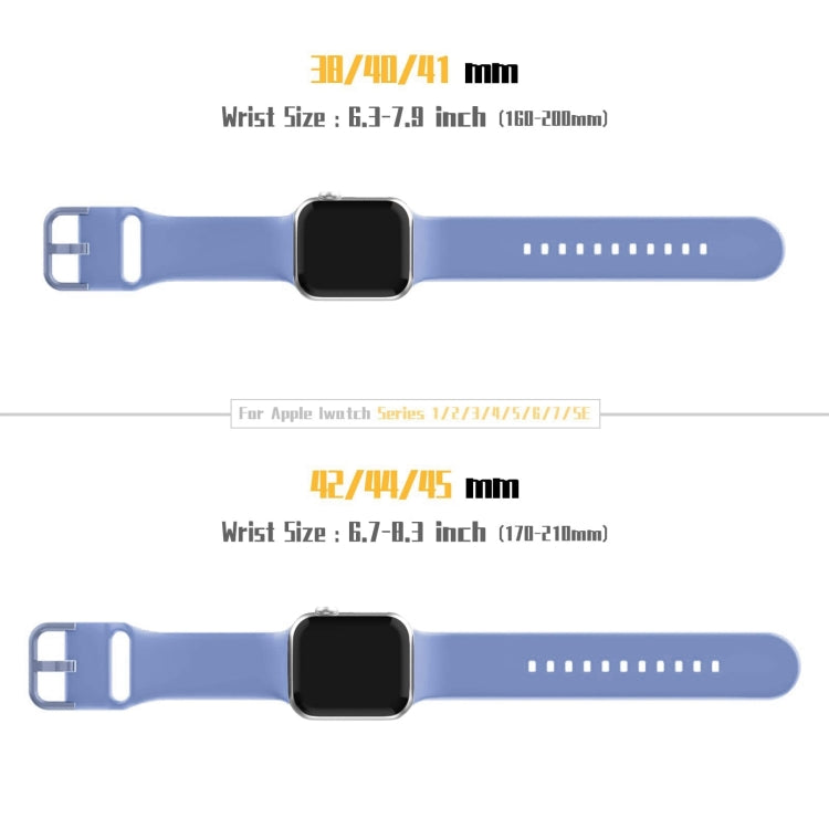 For Apple Watch Series 10 46mm Pin Buckle Silicone Watch Band