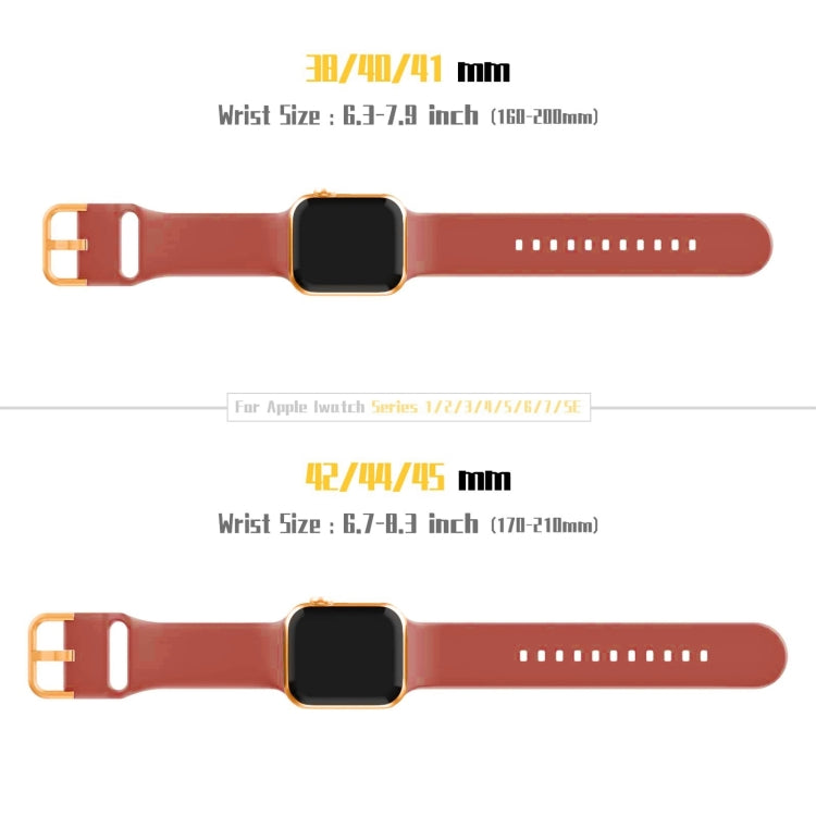 For Apple Watch Series 10 46mm Pin Buckle Silicone Watch Band