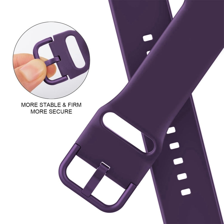 For Apple Watch Series 10 46mm Pin Buckle Silicone Watch Band