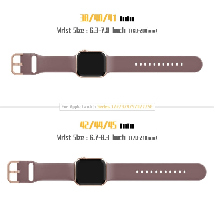 For Apple Watch Series 10 46mm Pin Buckle Silicone Watch Band