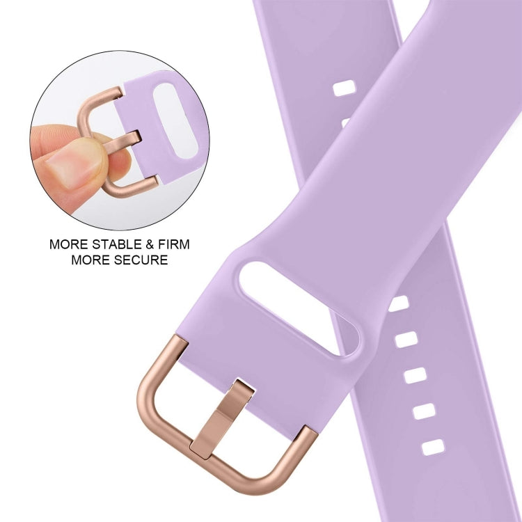 For Apple Watch Series 10 46mm Pin Buckle Silicone Watch Band
