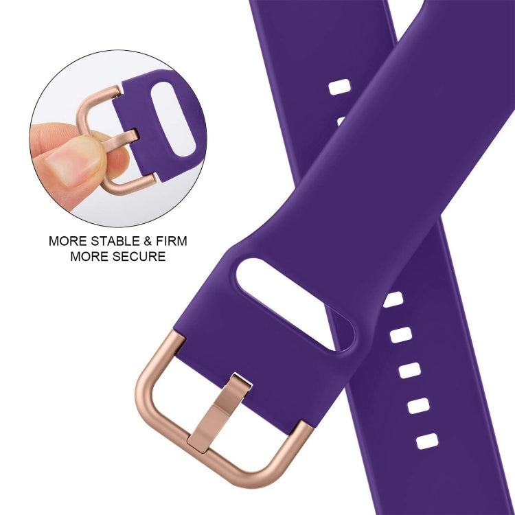 For Apple Watch Series 10 42mm Pin Buckle Silicone Watch Band
