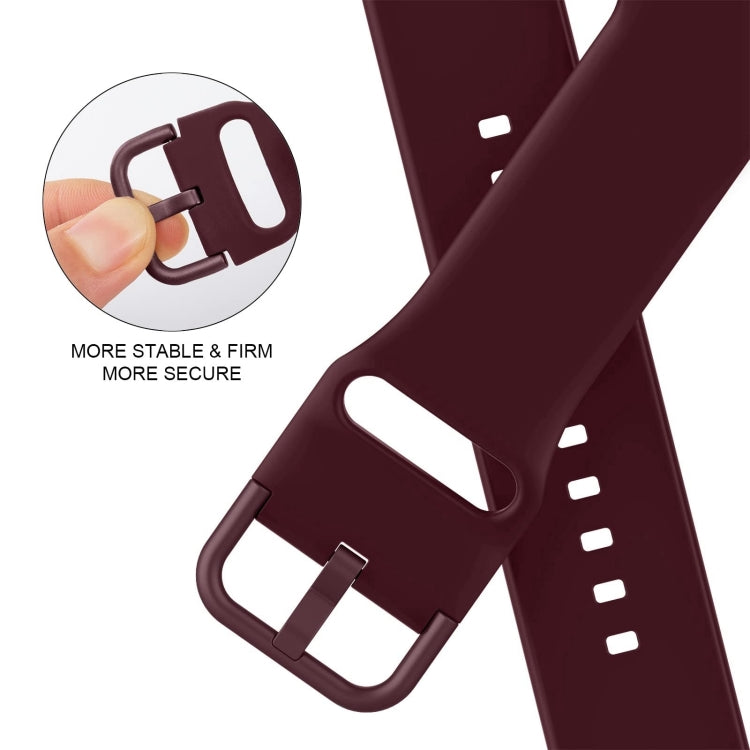 For Apple Watch Series 10 42mm Pin Buckle Silicone Watch Band
