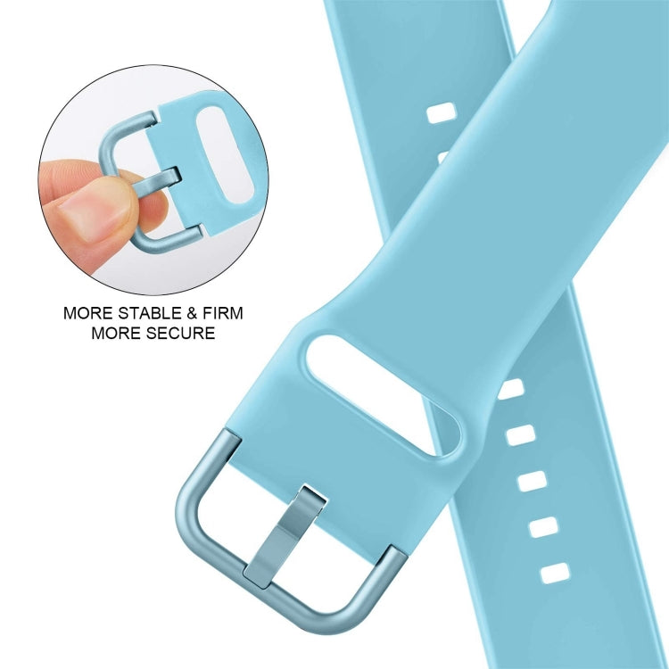 For Apple Watch Series 10 42mm Pin Buckle Silicone Watch Band
