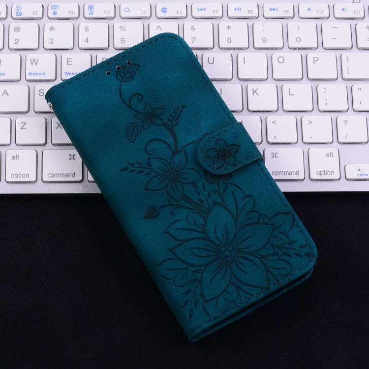 For Tecno Pova 6 5G / 6 Pro 5G Lily Embossed Leather Phone Case