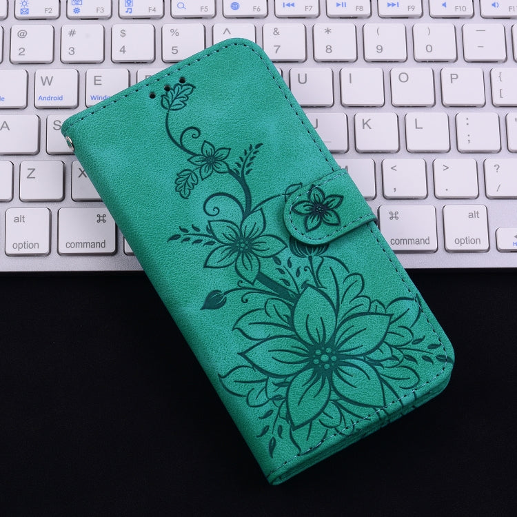 For Tecno Camon 30 4G / 5G / CL6 / CL7 Lily Embossed Leather Phone Case
