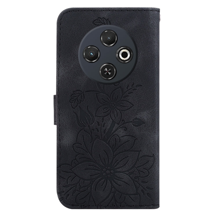 For Tecno Spark 30C Lily Embossed Leather Phone Case