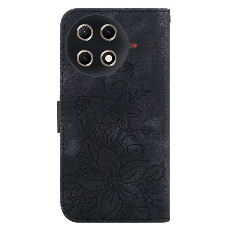 For Tecno Camon 30S / Camon 30S Pro Lily Embossed Leather Phone Case