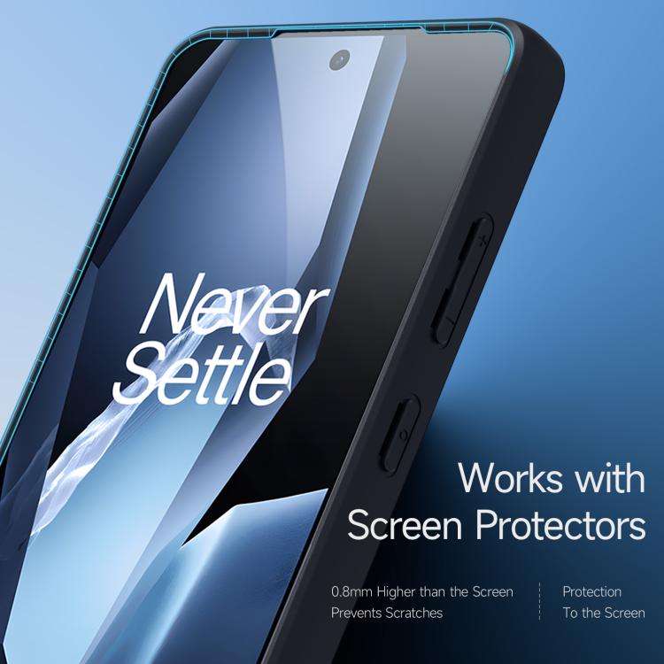 For OnePlus Ace 5 / Ace 5 Pro DUX DUCIS Aimo Series TPU + PC Frosted Feel Phone Case - Black