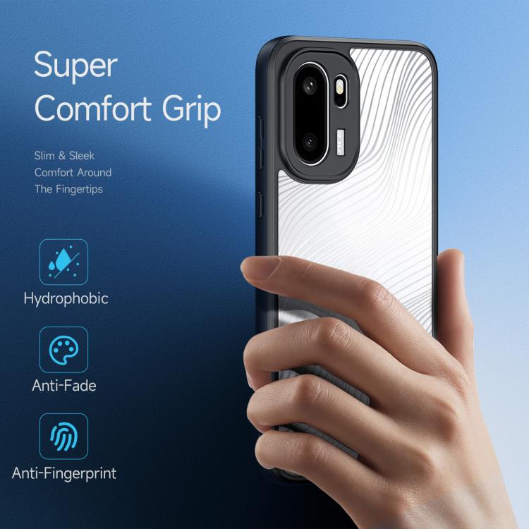 For OnePlus Ace 6 / 15R DUX DUCIS Aimo Series TPU + PC Frosted Feel Phone Case - Black