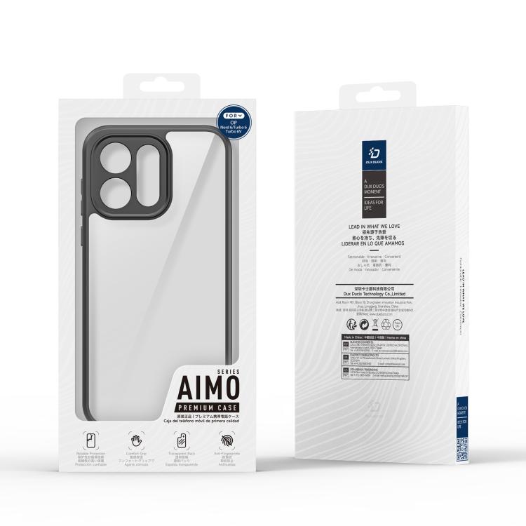 For OnePlus Nord 6 5G DUX DUCIS Aimo Series TPU + PC Frosted Feel Phone Case - Black