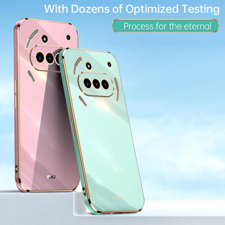 For Nothing Phone 3A XINLI Straight Edge 6D Electroplate TPU Phone Case