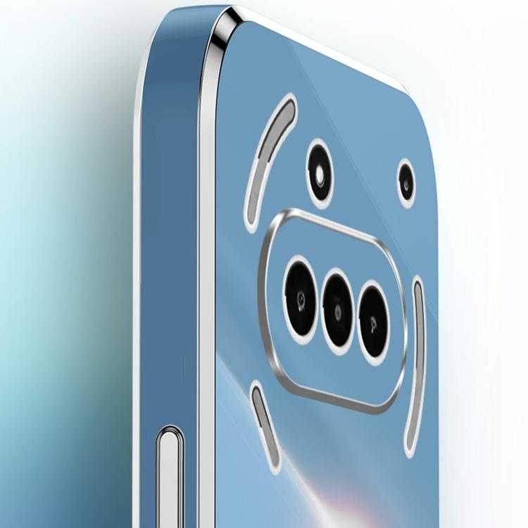 For Nothing Phone 3A XINLI Straight Edge 6D Electroplate TPU Phone Case