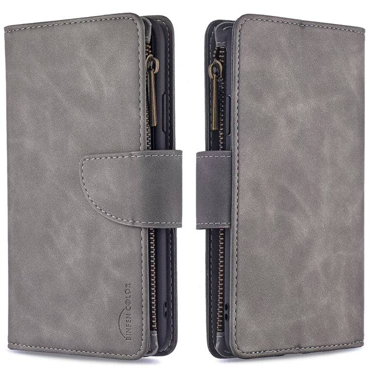 For iPhone 11 Pro Max Skin Feel Detachable Magnetic Zipper Horizontal Flip PU Leather Case with Multi-Card Slots & Holder & Wallet & Photo Frame & Lanyard