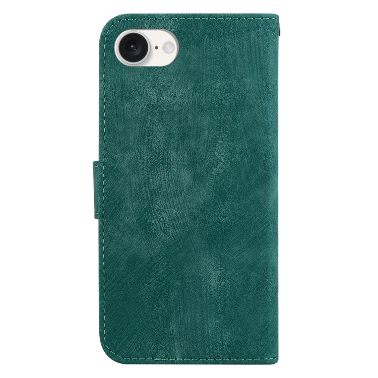 For iPhone 17e / 16e Little Tiger Embossed Leather Phone Case
