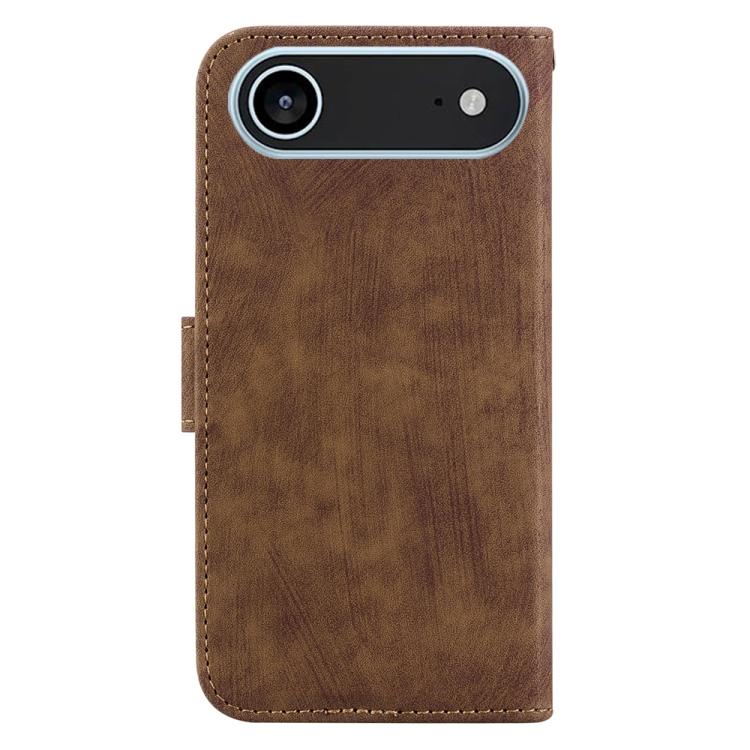 For iPhone Air Little Tiger Embossed Leather Phone Case