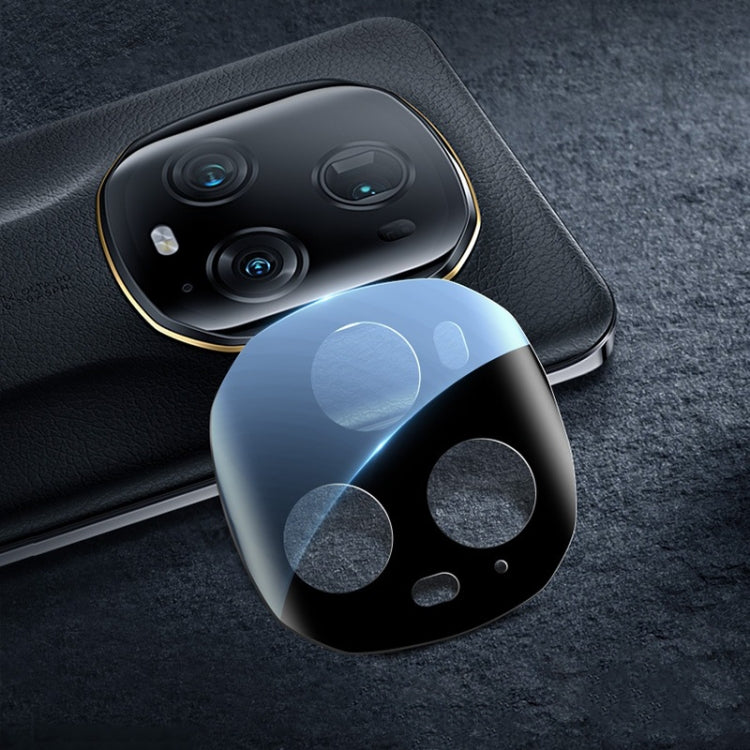 For Honor Magic5 Ultimate 50pcs Curved Surface Hot Bending Full Glue Rear Camera Lens Film