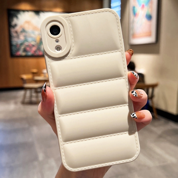 For iPhone XR Eiderdown Airbag Frosted TPU Phone Case