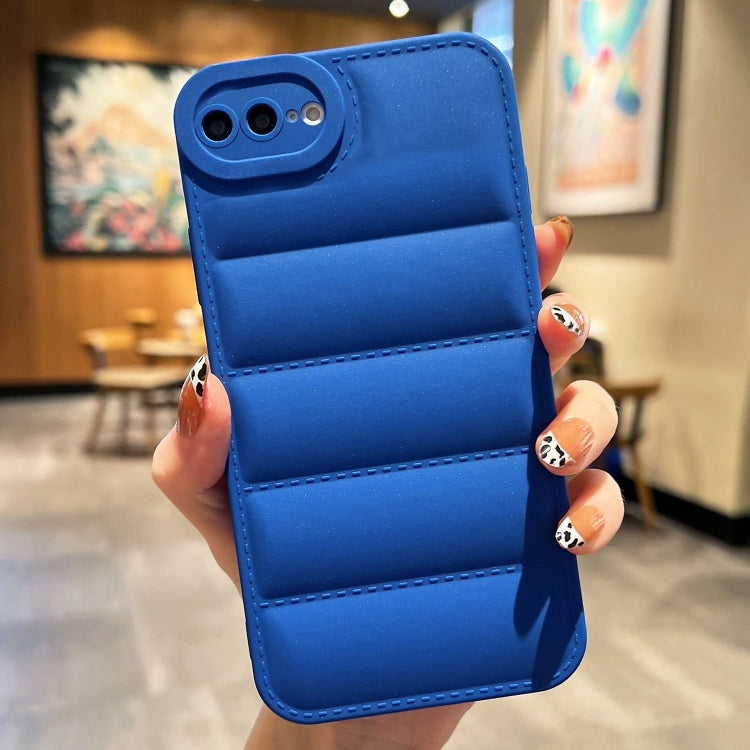 For iPhone 8 Plus / 7 Plus Eiderdown Airbag Frosted TPU Phone Case
