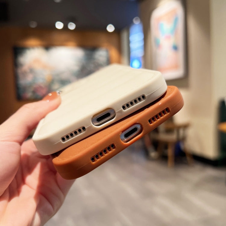 For iPhone 15 Eiderdown Airbag Frosted TPU Phone Case