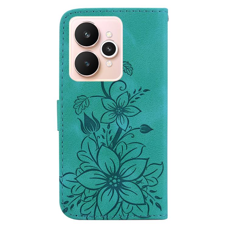 For Realme 15 5G / Realme 15 Pro 5G Lily Embossed Leather Phone Case