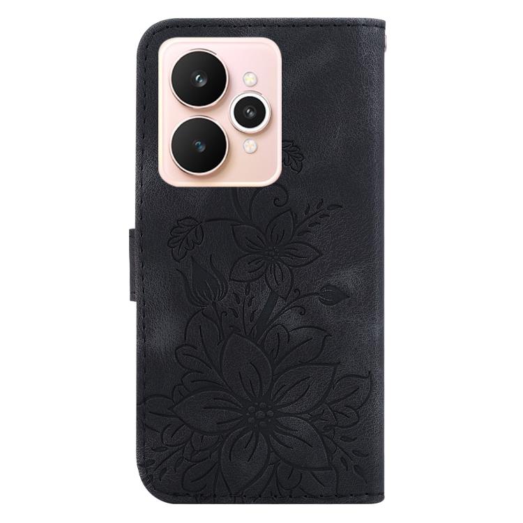 For Realme 15 5G / Realme 15 Pro 5G Lily Embossed Leather Phone Case