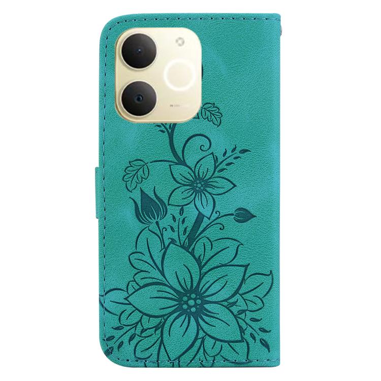 For Realme Narzo 80 Lite 4G / C71 India Lily Embossed Leather Phone Case