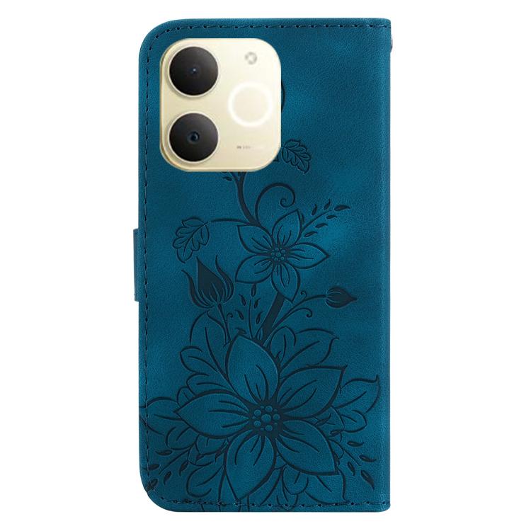 For Realme Narzo 80 Lite 4G / C71 India Lily Embossed Leather Phone Case