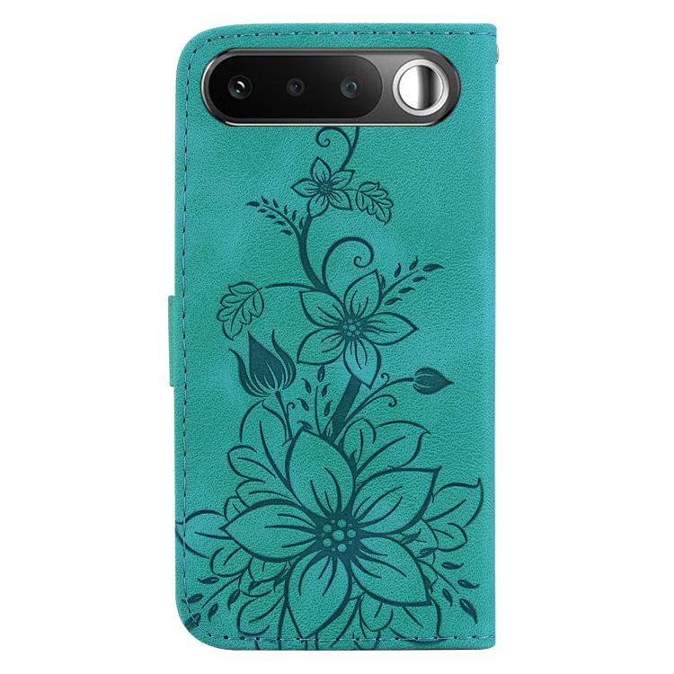 For Realme 16 5G Lily Embossed Leather Phone Case
