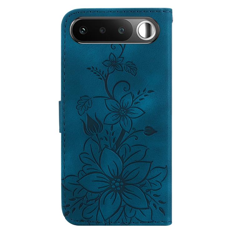 For Realme 16 5G Lily Embossed Leather Phone Case