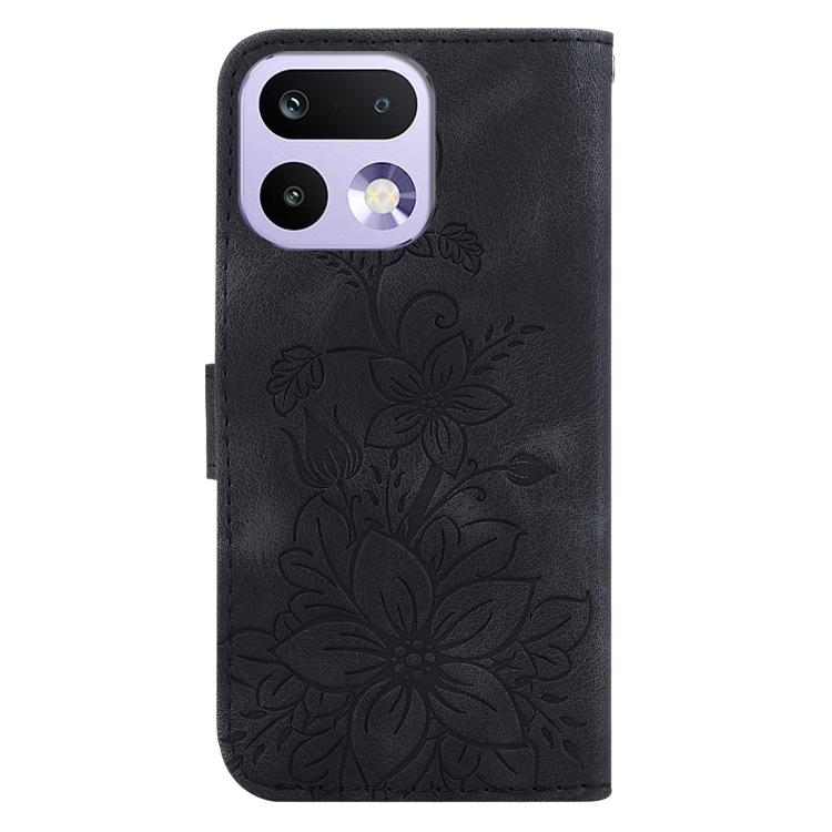 For Realme 16 Pro 5G Lily Embossed Leather Phone Case