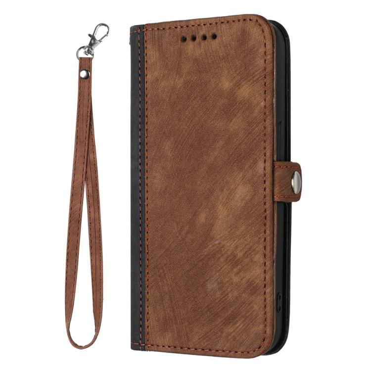 For OPPO Find X9 Side Buckle Double Fold Hand Strap Leather Phone Case