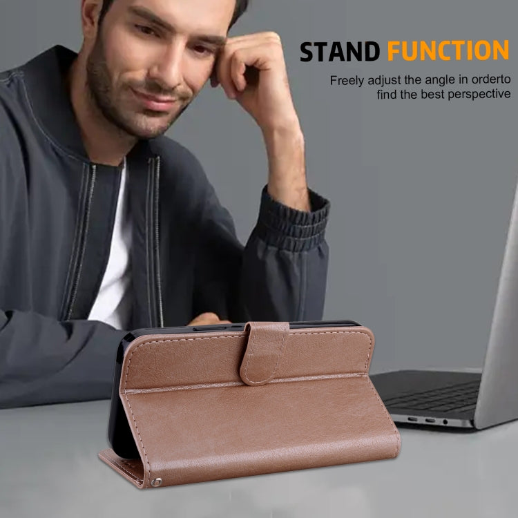 For iPhone 16 Pro Max Skin Feeling Oil Leather Texture PU + TPU Phone Case