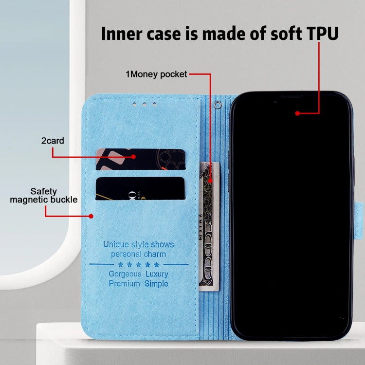 For iPhone 16 Pro Max Skin Feeling Oil Leather Texture PU + TPU Phone Case