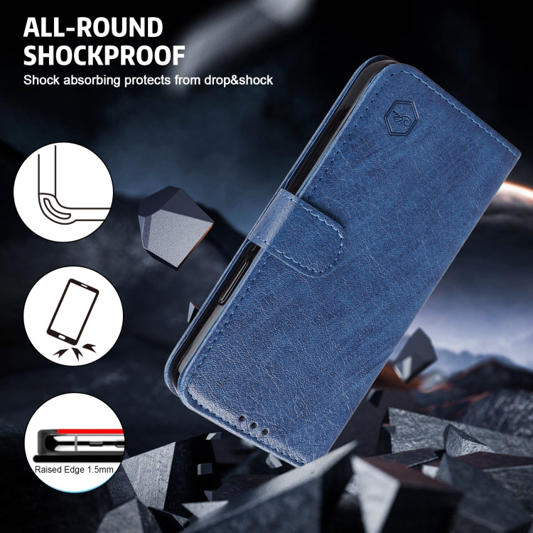 For iPhone 16 Pro Skin Feeling Oil Leather Texture PU + TPU Phone Case