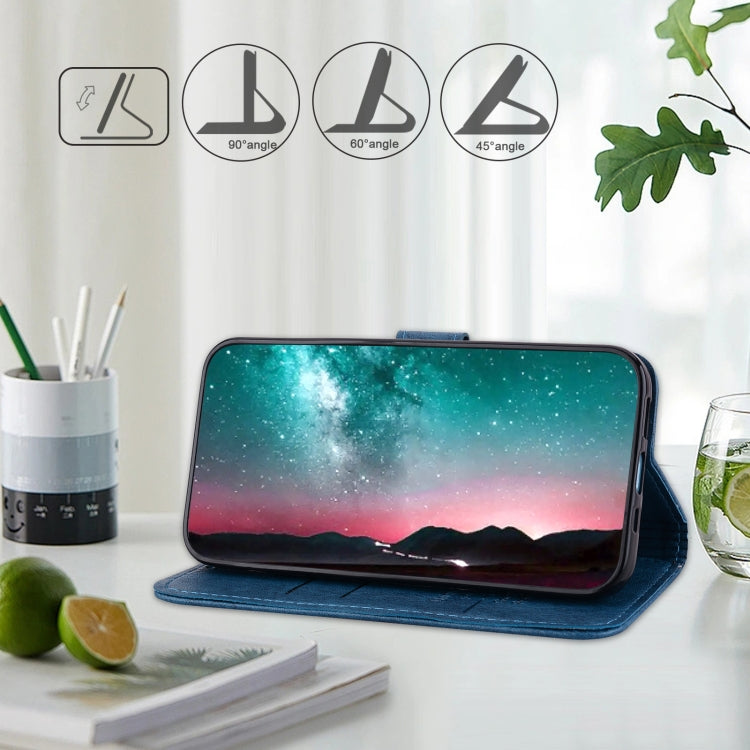 For iPhone 16 Plus Skin Feeling Oil Leather Texture PU + TPU Phone Case