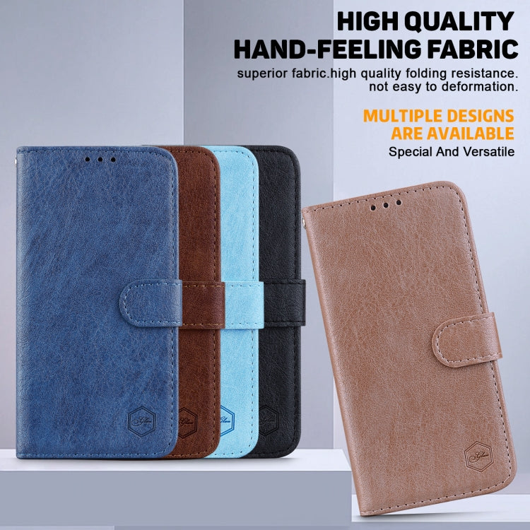 For iPhone 16 Skin Feeling Oil Leather Texture PU + TPU Phone Case