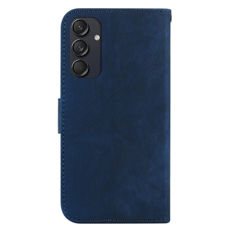 For Samsung Galaxy M55 Little Tiger Embossed Leather Phone Case