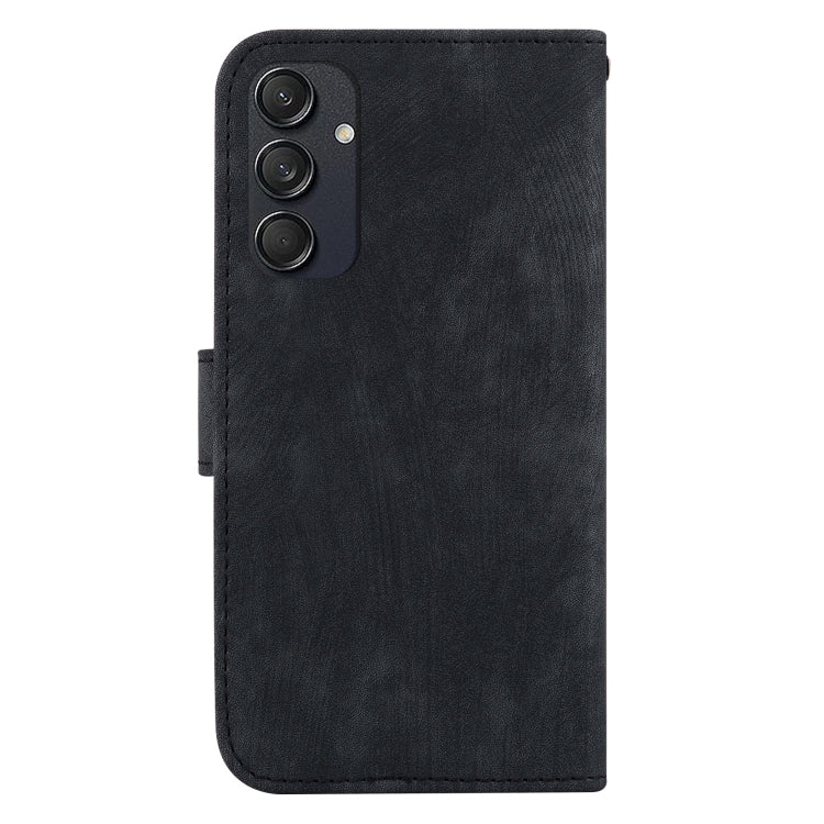 For Samsung Galaxy M55 Little Tiger Embossed Leather Phone Case