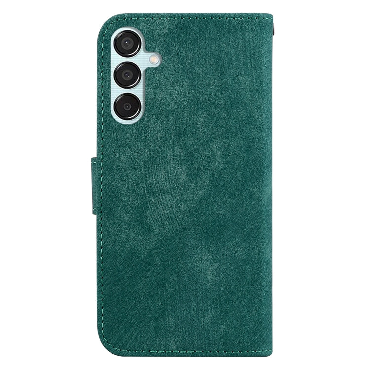 For Samsung Galaxy M15/F15 Little Tiger Embossed Leather Phone Case
