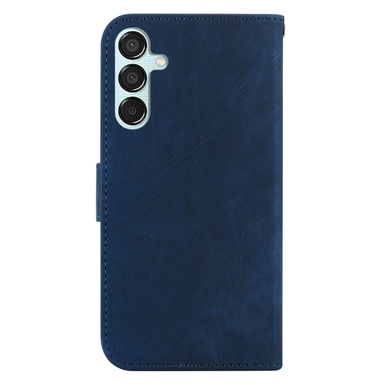 For Samsung Galaxy M15/F15 Little Tiger Embossed Leather Phone Case