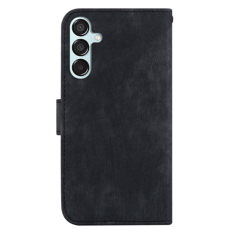 For Samsung Galaxy M15/F15 Little Tiger Embossed Leather Phone Case