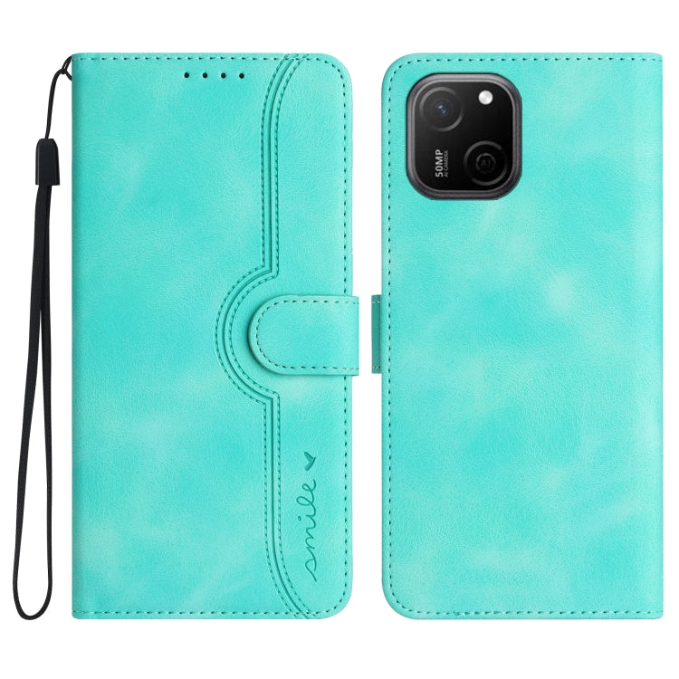 For Huawei Maimang A20 Heart Pattern Skin Feel Leather Phone Case