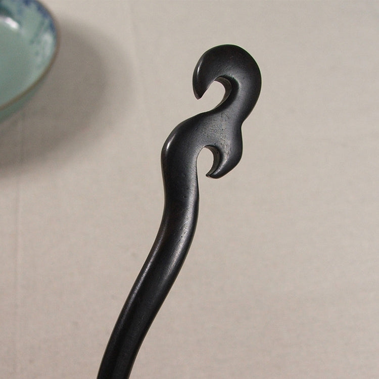 Classical Sandalwood Hairpin Hair Ornaments with Gift Box, Gift Box Random Color Delivery