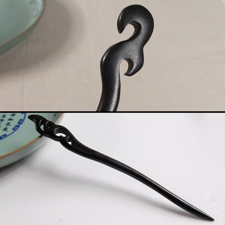 Classical Sandalwood Hairpin Hair Ornaments with Gift Box, Gift Box Random Color Delivery