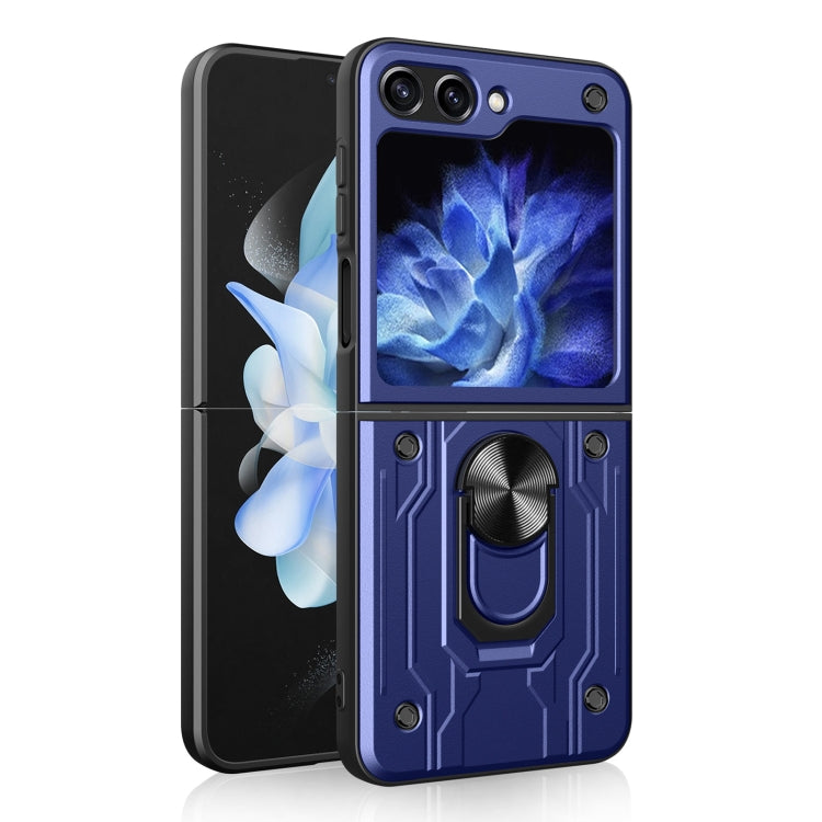 For Samsung Galaxy Z Flip5 Magnetic Holder TPU+PC Phone Case