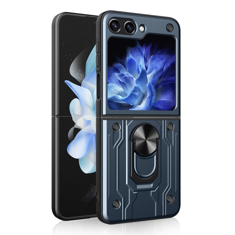 For Samsung Galaxy Z Flip5 Magnetic Holder TPU+PC Phone Case