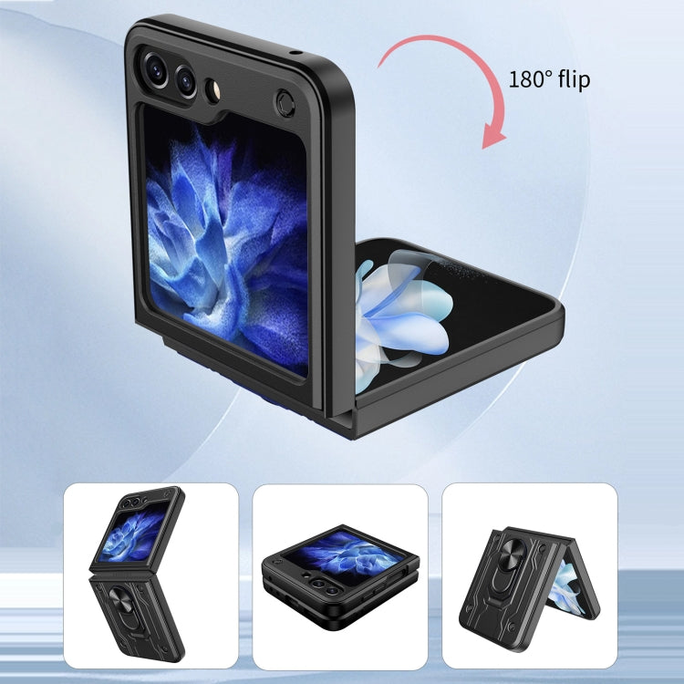 For Samsung Galaxy Z Flip6 / Flip7 FE Magnetic Holder TPU+PC Phone Case